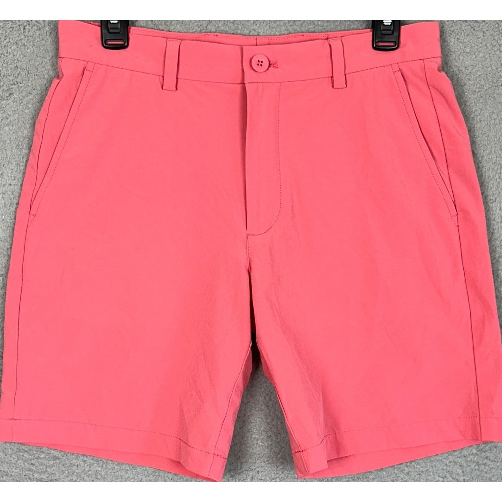 Vineyard Vines Shorts Mens 30 Performance‎ Pink Khaki Chino Stretch Pockets EUC